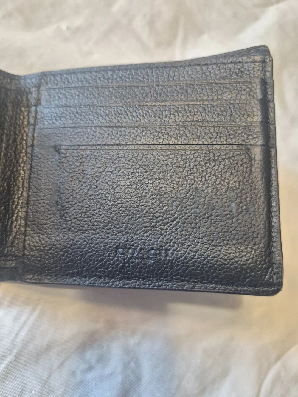 Coach two leather